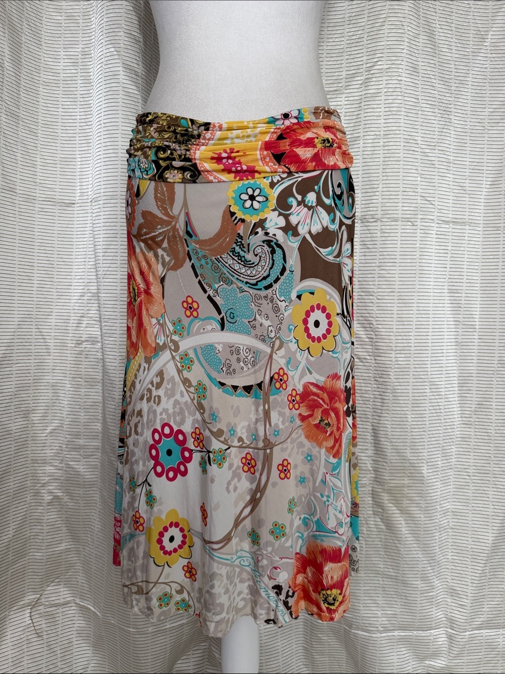 Y2K Bluemarine  Knee-Length Floral Skirt
